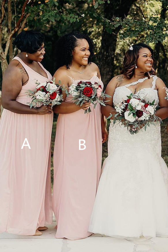 Pale pink outlet bridesmaid