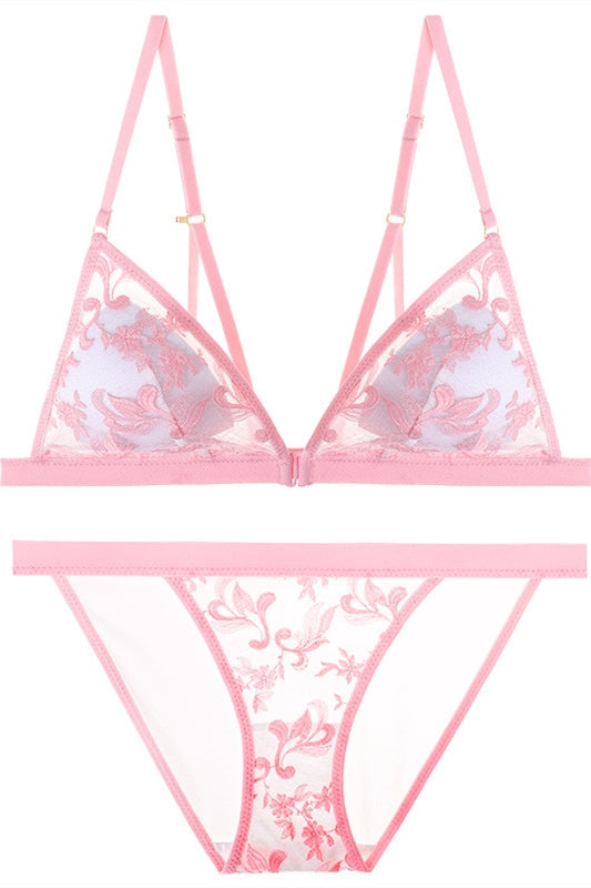 Nude Lace Lingerie Set – FancyVestido