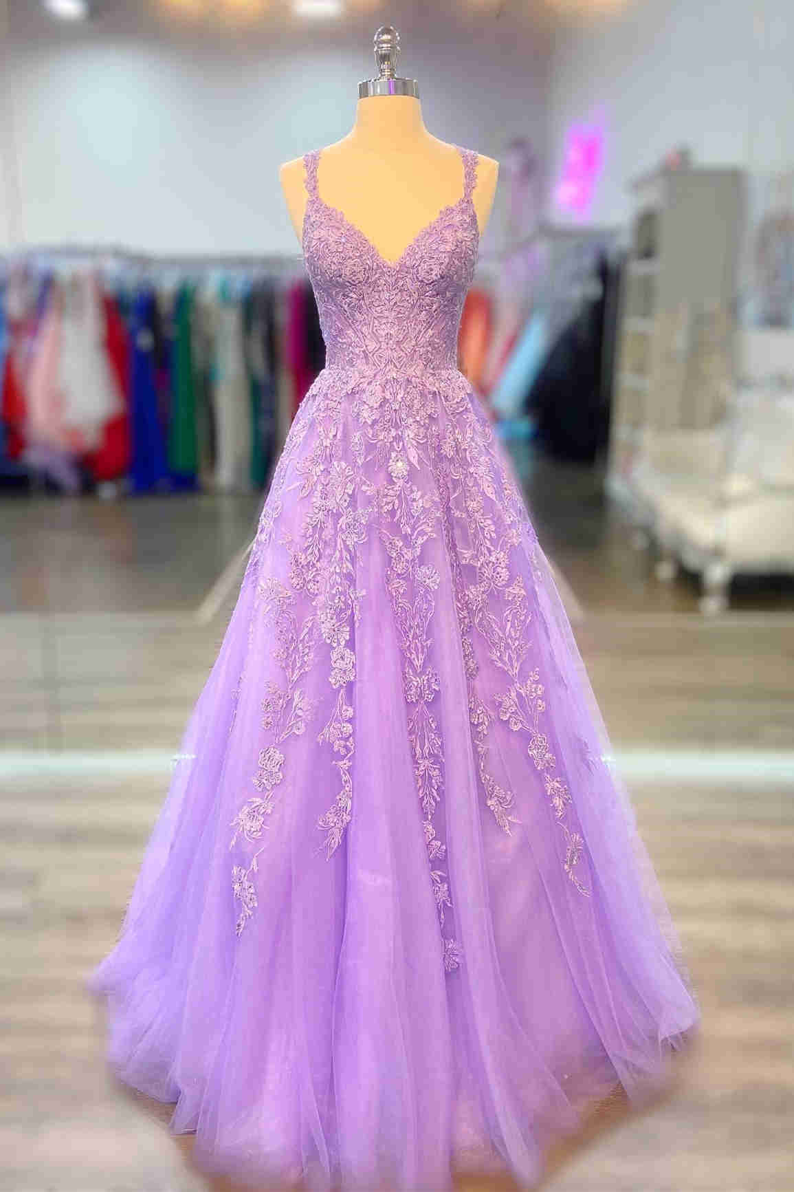 Lavender formal dress sale