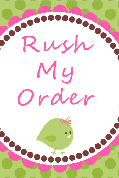 Rush Order Fee #7078