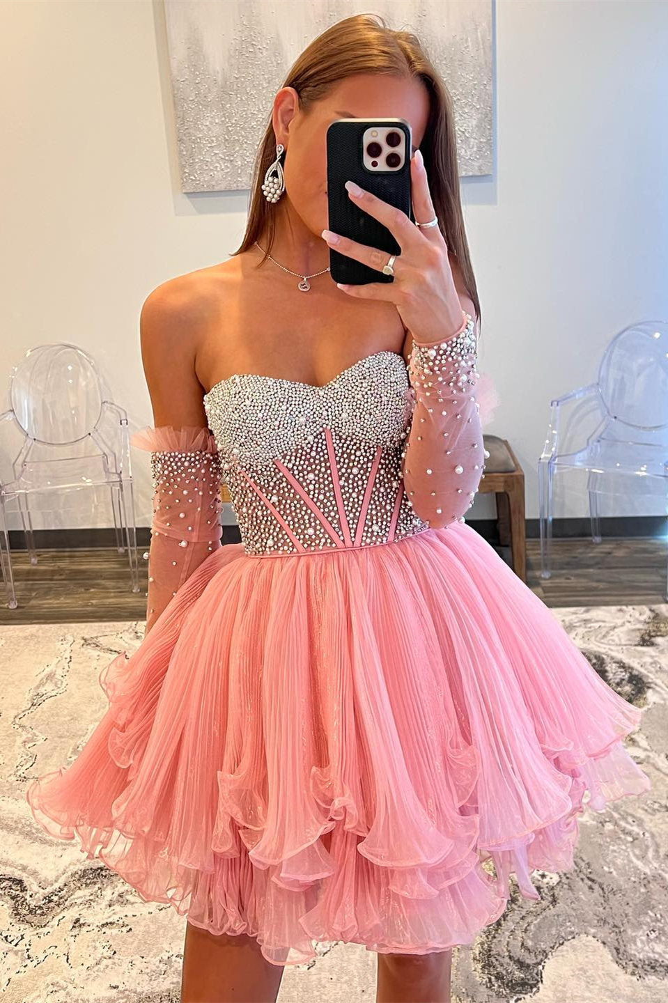 Pink selling dress