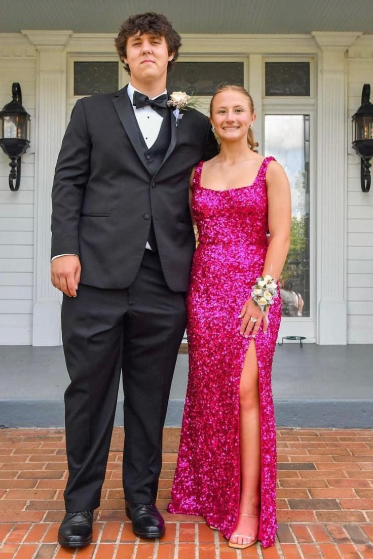 Square neck prom dress on sale