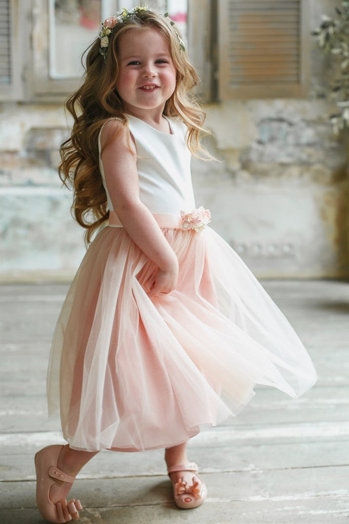 Blush flower girl dresses canada online