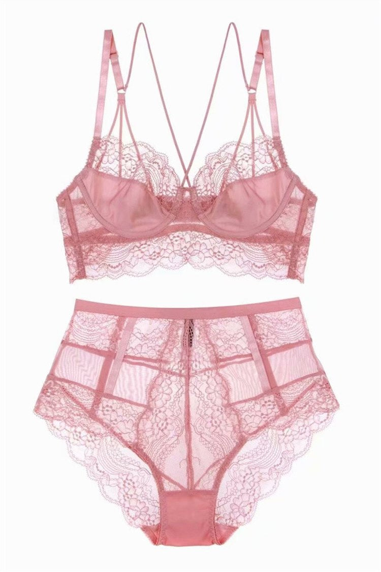 Sexy Pink Lingerie Set