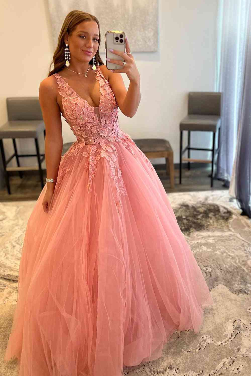 Coral homecoming dress online